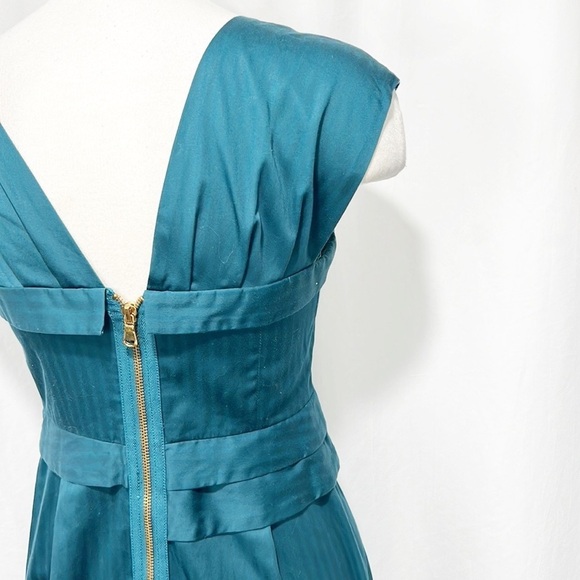 MARC by Marc Jacobs Sleeveless Square Neckline Fit and Flare Teal Dress size 0 - Picture 9 of 14